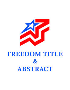 freedom title & abstract logo
